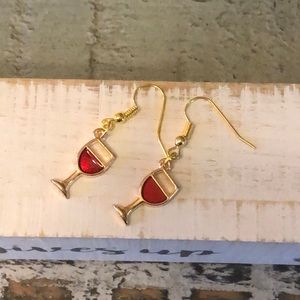Wine Dangle Earrings!